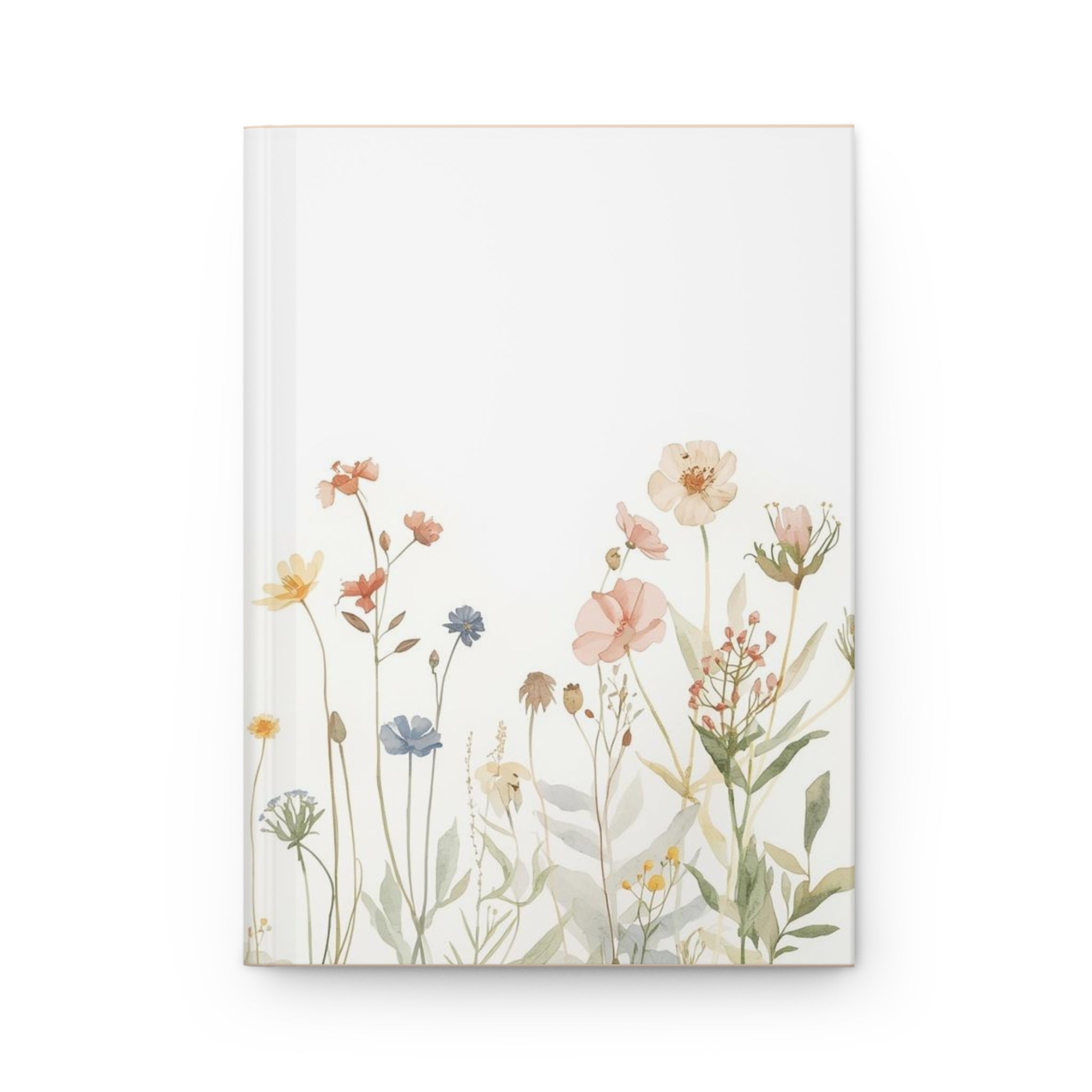 Botanical Wildflower Hardcover Journal — Matte Floral Notebook for Writing, Gratitude, & Gifts